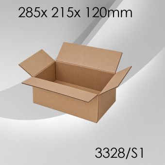 50x Faltkarton S1 - 285x 215x 120mm 