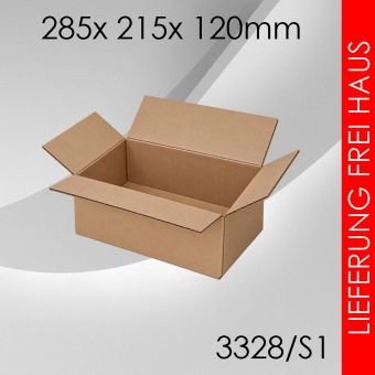 450x Faltkarton S1 - 285x 215x 120mm 