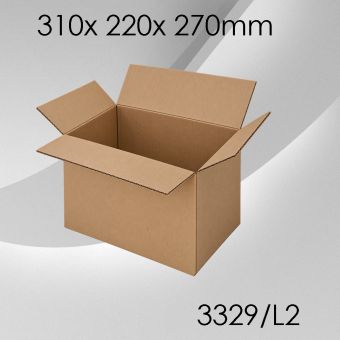 50x Faltkarton L2 -  310x 220x 270mm 