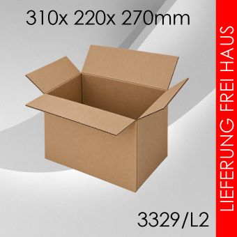 345x Faltkarton L2 -  310x 220x 270mm 