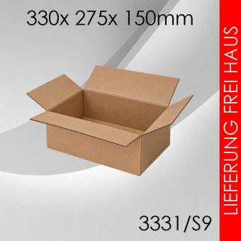 330x Faltkarton S9 - 330x 275x 150mm 
