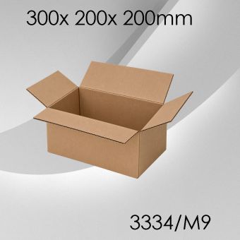 50x Faltkarton M9 - 300x 200x 200mm 
