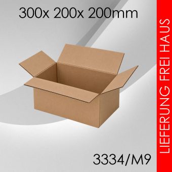 1.400x Faltkarton M9 - 300x 200x 200mm 