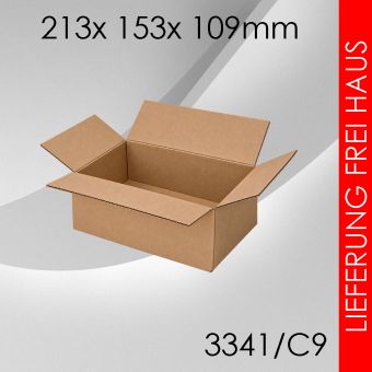 275x Faltkarton C9 - 213x 153x 109mm 