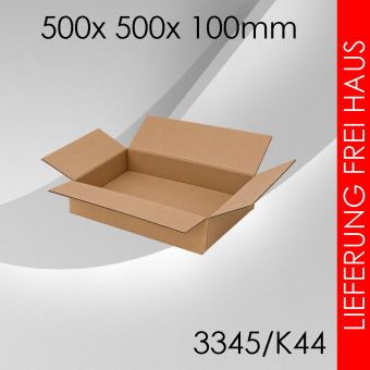 Faltkarton K44 - 500x 500x 100mm 150 Stück