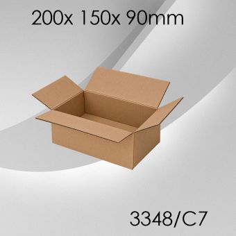 50x Faltkarton C7 - 200x 150x 90mm 