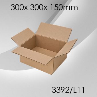 50x Faltkarton L11 - 300x 300x 150mm 