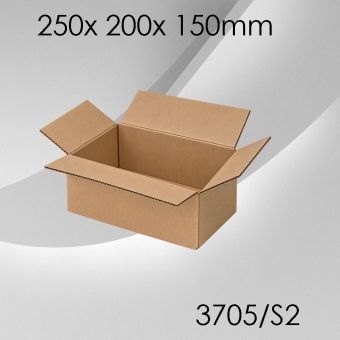 50x Faltkarton S2 - 250x 200x 150mm 