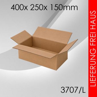 300x Faltkarton L - 400x 250x 150mm 