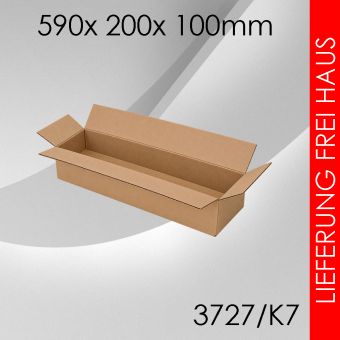 125x Faltkarton K7 - 590x 200x 100mm 