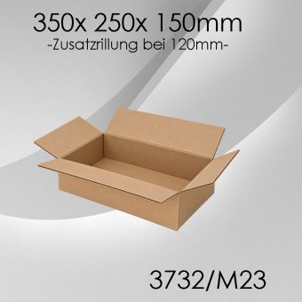 50x Faltkarton M23 - 350x 250x 150mm 