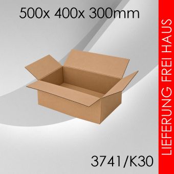 Faltkarton K30 - 500x 400x 300mm 120 Stück