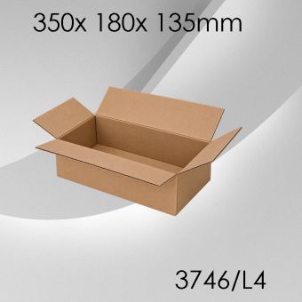 50x Faltkarton L4 - 350x 180x 135mm 