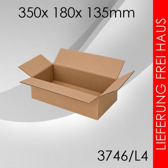 175x Faltkarton L4 - 350x 180x 135mm 