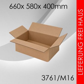 Faltkarton M16 - 660x 580x 400mm 100 Stück