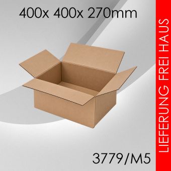 Faltkarton M5 - 400x 400x 270mm 45 Stück