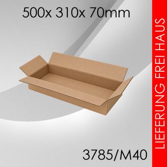 Faltkarton M40 - 500x 310x 70mm 300 Stück