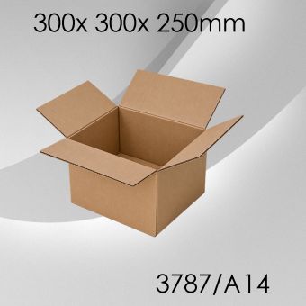 50x Faltkarton A14 - 300x 300x 250mm 