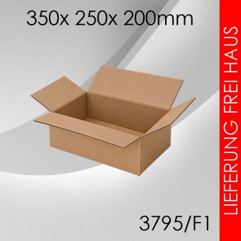 4.200x Faltkarton F1 - 350x 250x 200mm 