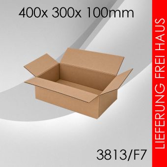 Faltkarton F7 - 400x 300x 100mm 80 Stück