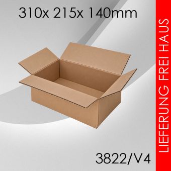 450x Faltkarton V4 - 310x 215x 140mm 