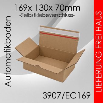 400x Automatikkarton EC169 - 169x 130x 70mm 