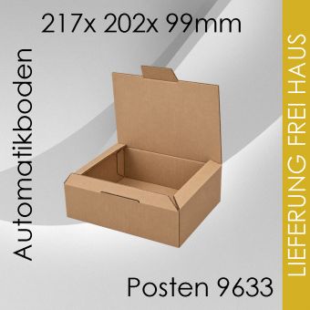 SoPo: Automatikkarton 9633 - 217x 202x 99mm 