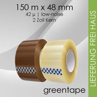72 Rollen Meko Klebeband greentape 