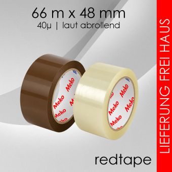 2.592 Rollen Meko Klebeband redtape 
