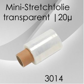 40x Mini-Stretchfolie transparent 20µ 
