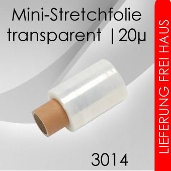 240x Mini-Stretchfolie transparent 20µ 