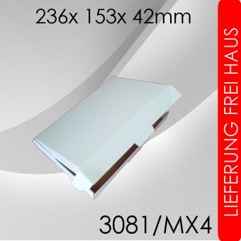 1.350x Maxibrief Gr. 4 - 236x 153x 42mm - weiß 