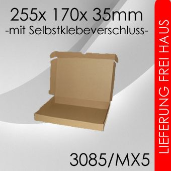 4.400x Maxibrief Gr. 5 - 255x 170x 35mm - selbstklebend 
