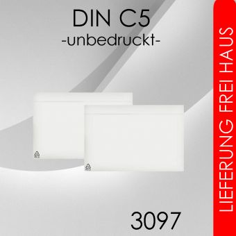 B-Ware 1.000 Lieferscheintaschen DIN C5 neutral 