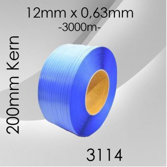 1 Rolle PP-Umreifungsband 12mm blau 
