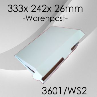100x Warenpostkarton Gr. 2 - 333x 242x 26mm 