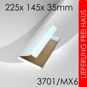 7.200 Maxibrief Gr. 6 - 225x 145x 35mm - weiß 