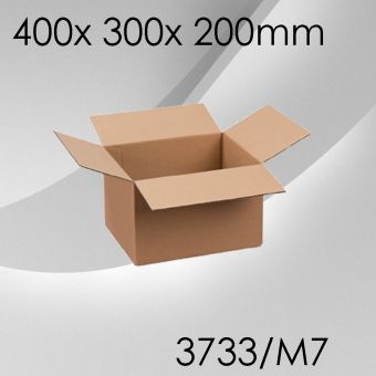 50x Faltkarton M7 - 400x 300x 200mm 