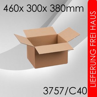 150x Faltkarton C40 - 460x 300x 380mm 