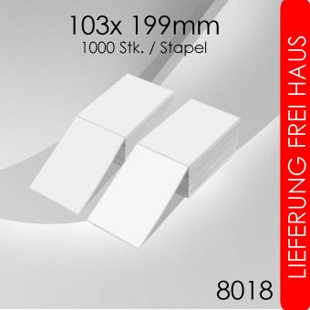 2x 1.000 DHL Thermoetiketten 103x 199mm endlos 