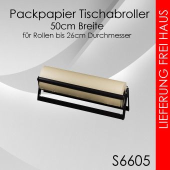 1x Packpapier Tischabroller 50cm 